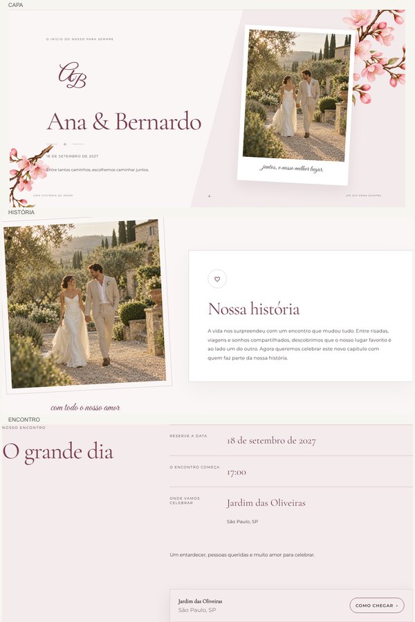 Prévia ilustrativa do modelo Flor de Cerejeira